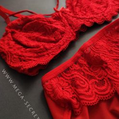 سوتین گیپور زنانه ژوبین قرمز