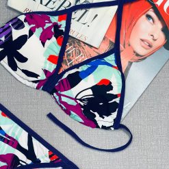 مایو بیکینی دو تیکه شباهنگ مدل جزایر تایلند گره ای