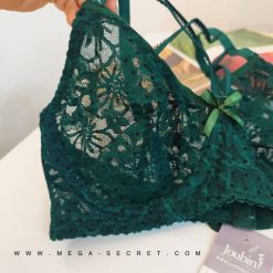 ست شورت و سوتین هارنسدار گیپور ژوبین سبز