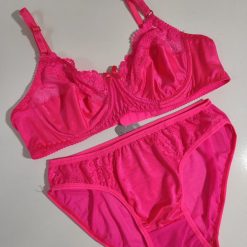 ست شورت و سوتین ساتن استرج ژوبین رنگ سبز