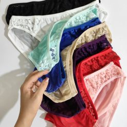 ست شورت و سوتین ساتن استرج ژوبین مدل یاس سفید