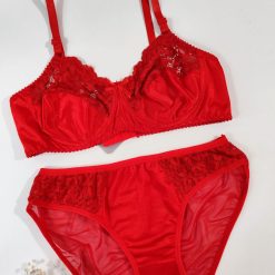 ست شورت و سوتین ساتن استرج کشی ژوبین مدل یاس