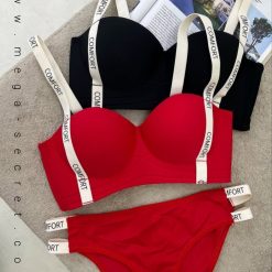 ست شورت و سوتین اسفنجی خارجی قرمز