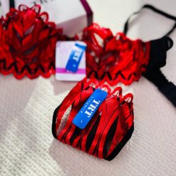 ست شورت وسوتین فنردار TRT مدل فنز قرمز