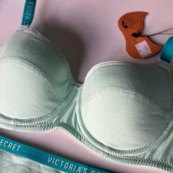 ست شورت و سوتین اسفنجی مدل ویکتوریاسیکرت آبی