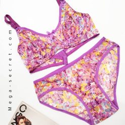 ست شورت و سوتین گیپور ژوبین مدل زرفش - 90B