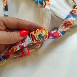 مایو دو تکه زنانه وارداتی مدل سامر بلوم قزن دار