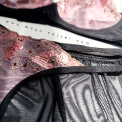 ست لباس زیر زنانه سیاه و صورتی