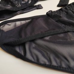 ست شورت و سوتین زنانه رنگ مشکی