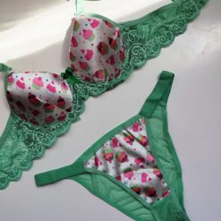 ست شورت و سوتین زنانه اسفنجی کارتونی