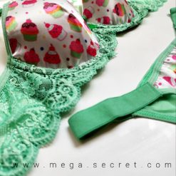 ست شورت لامبادا و سوتین اسفنجی