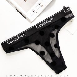 شورت زنانه توری طرح کلوین کلین مدل توپ توپی