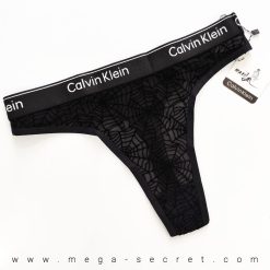 شورت زنانه توری طرح کلوین کلین عنکبوتی