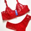 ست شورت و سوتین زنانه تورگاز TRT مدل شمعدونی قرمز