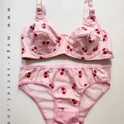 ست شورت و سوتین نخی زنانه با طرح البالو