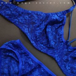 ست شورت و سوتین زنانه ژوبین آبی