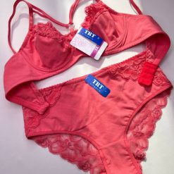 ست شورت و سوتین نخی زنانه TRT مدل رنگین کلاسیک سفید