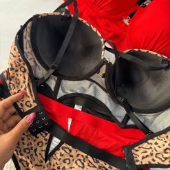 ست شورت و سوتین اسفنجی وارداتی رنگ مشکی