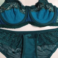 ست شورت و سوتین لایه دار گیپور مدل ریسه گل