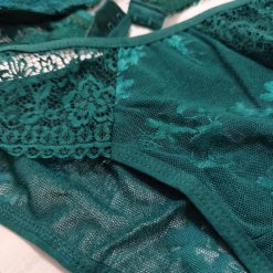 ست شورت و سوتین گیپور مدل ریسه گل توری