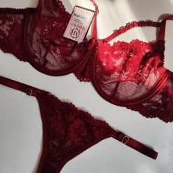 ست شورت و سوتین تور برند مکسوریا مدل رنگ کرم