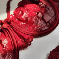 ست شورت و سوتین تور برند مکسوریا رنگ سفید