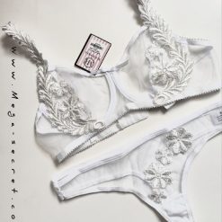 ست شورت و سوتین توری برند مکسوریا مدل یونانی توری