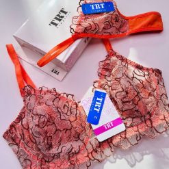 ست شورت بندی و سوتین توری برند TRT مدل پاییز