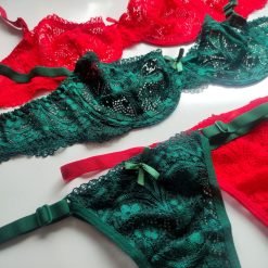 ست شورت و سوتین تورگاز ژوبین مدل اردیبهشت سبز