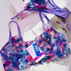 ست شورت و سوتین تورگاز برند TRT رنگ آبی