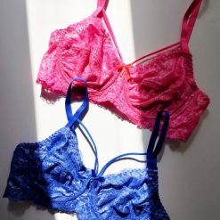 سوتین تک زنانه تورگاز برند ژوبین مدل تیله صورتی