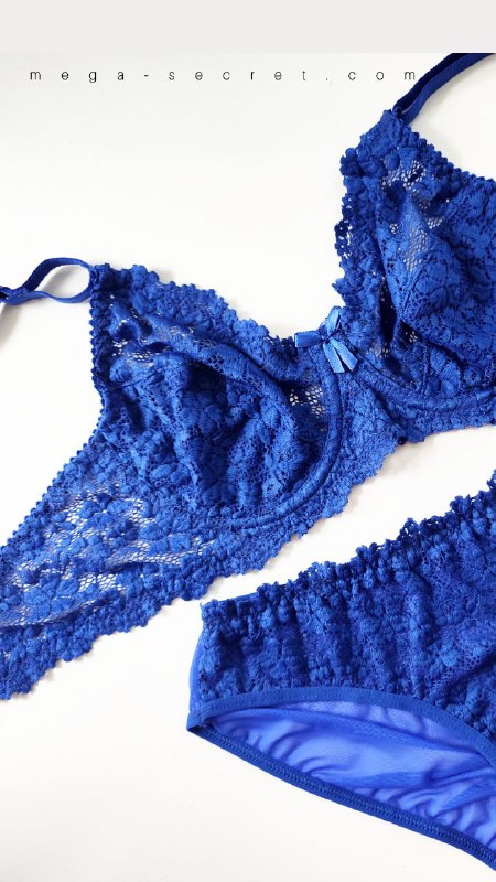 ست شورت و سوتین گیپور ژوبین مدل لیلیوم آبی