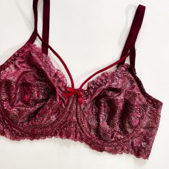 سوتین تک زنانه تورگاز برند ژوبین مدل تیله سرخابی