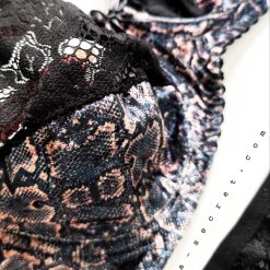 ست شورت و سوتین برند ژوبین طلایی مدل ماری تور و مخمل