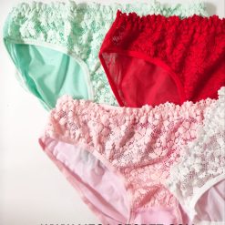 ست شورت و سوتین فنردار گیپور زنانه ژوبین مدل لیلیوم