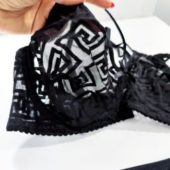 ست سه تکه شورت و سوتین برند ژوبین مدل هزارتو وحشی