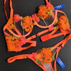 پشت شورت و سوتین زنانه شیشه ای TRT مدل خزان