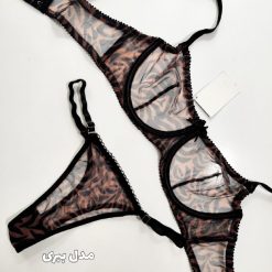 ست شورت و سوتین زنانه توری مکسوریا مدل ببری
