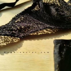 ست سه تکه شورت اسلیپ و سوتین توری برند ژوبین مدل تایگر