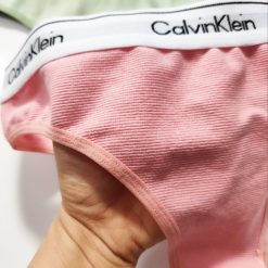 شورت تک زنانه وارداتی مدل کلوین کلین کبریتی صورتی