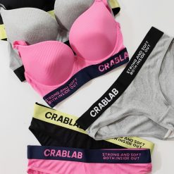 ست شورت و سوتین زنانه اسفنجی کبریتی مدل CRABLAB در رنگبندی