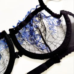 ست شورت و سوتین زنانه تورگاز تیریتی مدل بلوبری