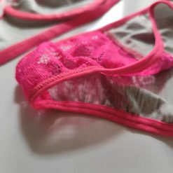 ست شورت و سوتین زنانه نخی مدل بی بی فنردار