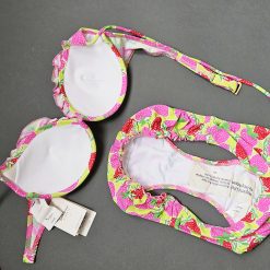 ست 4 تیکه مایو و رومایویی زنانه برند Beach Queen مدل STRAWBERRY