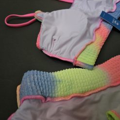 مایو بیکینی دو تیکه زنانه وارداتی برند CUPSHE مدل Marshmallow آستردار