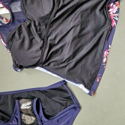 مایو بیکینی دو تیکه زنانه وارداتی برند CUPSHE مدل موج رویایی آستردار