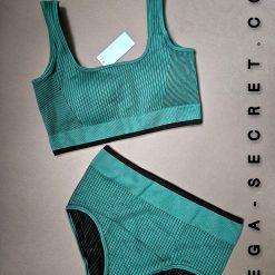 مایو بیکینی دو تیکه زنانه وارداتی برند CUPSHE مدل جید دریا سبز