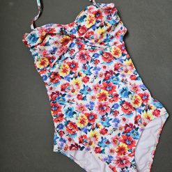 ست مایو مونوکینی و رومایویی زنانه برند Beach Queen مدل باغ گل ساحلی