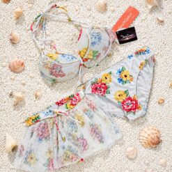 ست مایو سه تیکه زنانه برند BEACH QUEEN مدل اَبرا