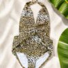 مایو مونوکینی زنانه برند BEACH QUEEN مدل پلنگ ساحلی